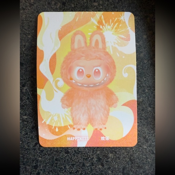 *SOLD* Authentic Labubu Big Into Energy Happiness POPMART Vinyl Face Monster V3 - Picture 7 of 10